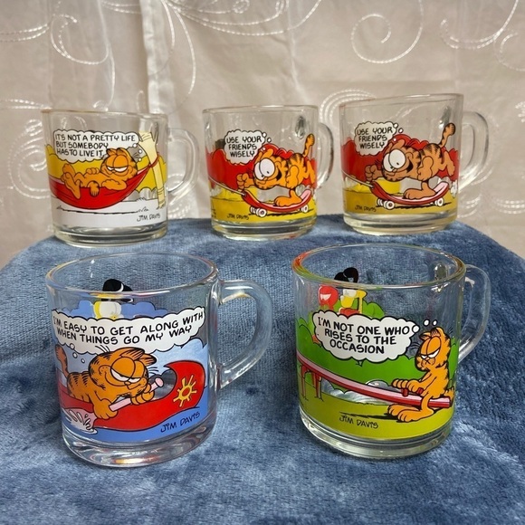 Vintage 1978 McDonalds Mugs (5) - Picture 1 of 10